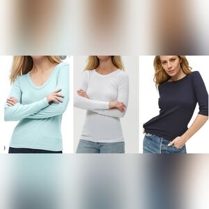 Michael Stars Long Sleeve Bundle OS Or Med